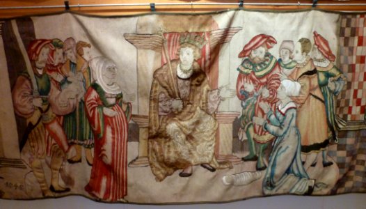 Tapisserie "Le jugement de Salomon" 06 (cropped)