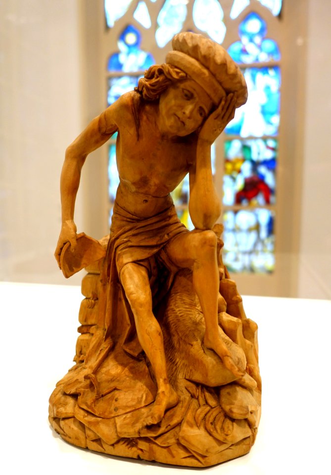 The Suffering of Job, circle of Hans Wydyz, Freiburg im Breisgau, c. 1500, limewood - Museum Schnütgen - Cologne, Germany - DSC09826