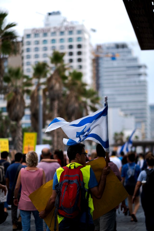 The solidarity protest for Rojava organized by Kurdish Jews on October 15th 2019 in Tel Aviv, Israel 02
