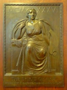 The Spirit of Art by Lorado Z. Taft, 1936-1937, bronze - Krannert Art Museum, UIUC - DSC06295