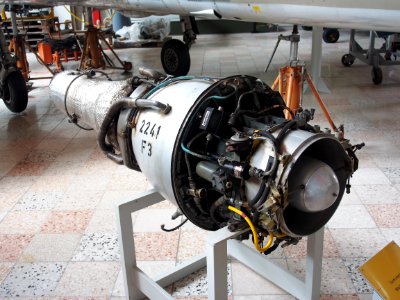 Turbomeca Marbore II (1952) used in Fouga CM170 Magister, at Flugausstellung Hermeskeil