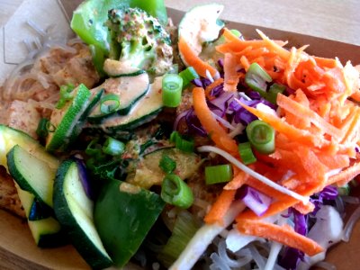 Tofu and vegetable curry at Eatery 17