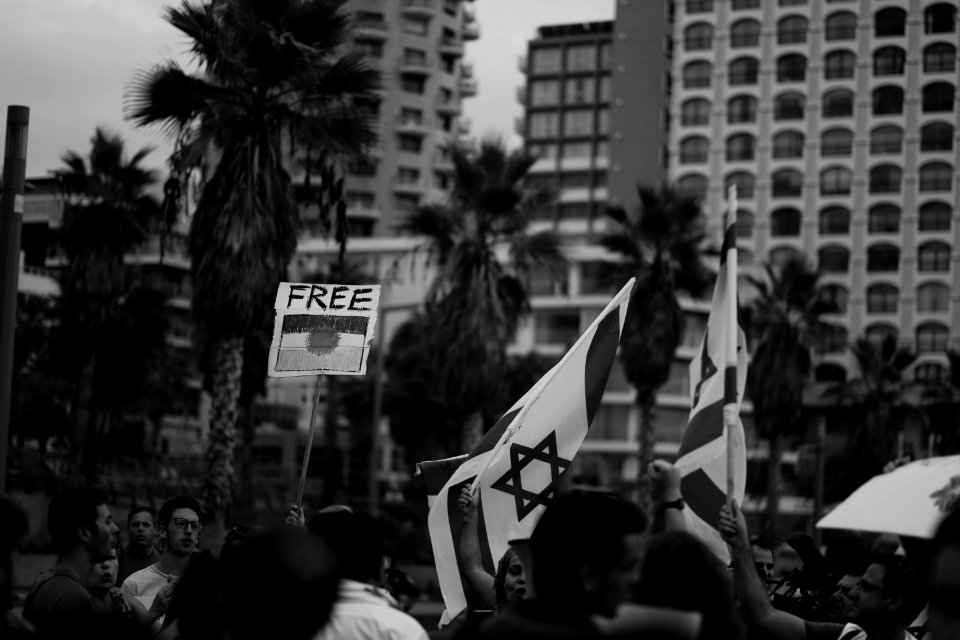 The solidarity protest for Rojava organized by Kurdish Jews on October 15th 2019 in Tel Aviv, Israel 04
