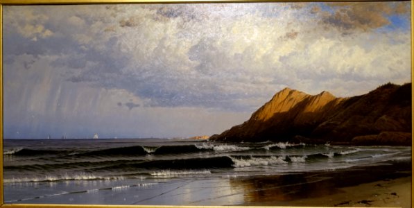 Time and Tide, by Alfred Thompson Bricher, c. 1873, oil on canvas - Dallas Museum of Art - DSC04816
