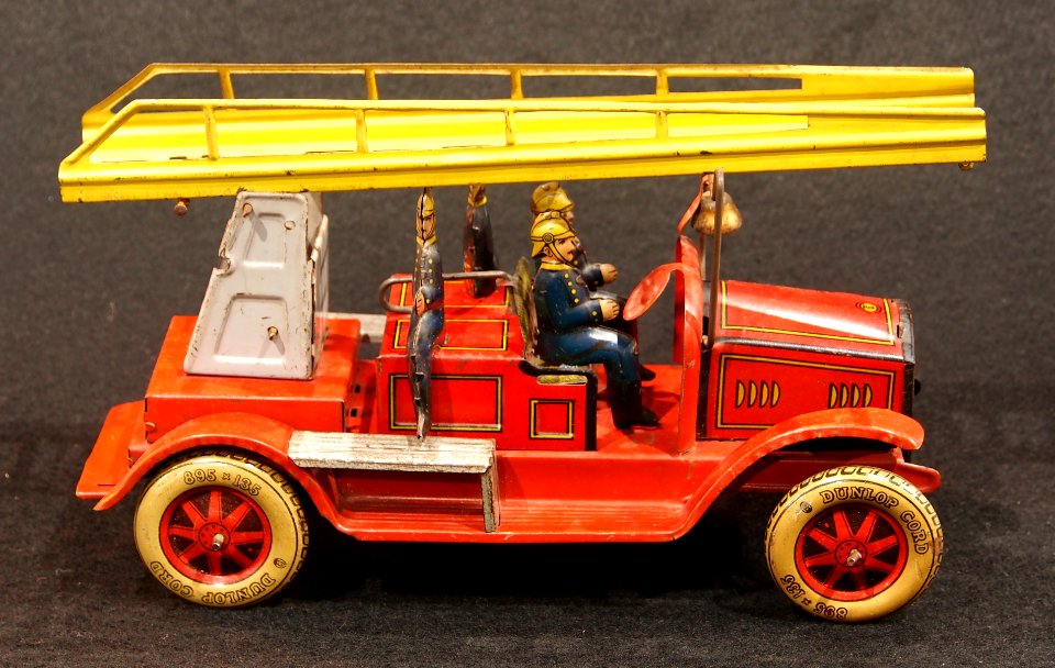 Tin toy fire truck, pic-024
