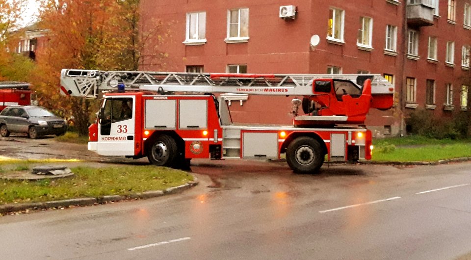 Turntable ladder Iveco Magirus (Koryazhma) (03)