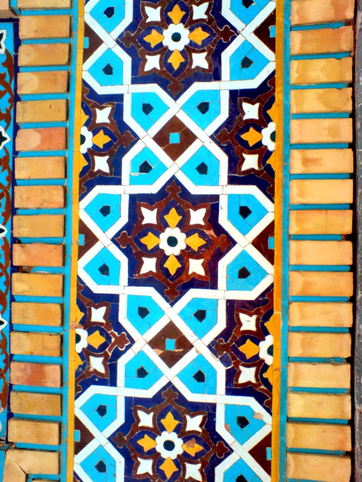 Tiling - Mosque of Hassan Modarres - Kashmar 19
