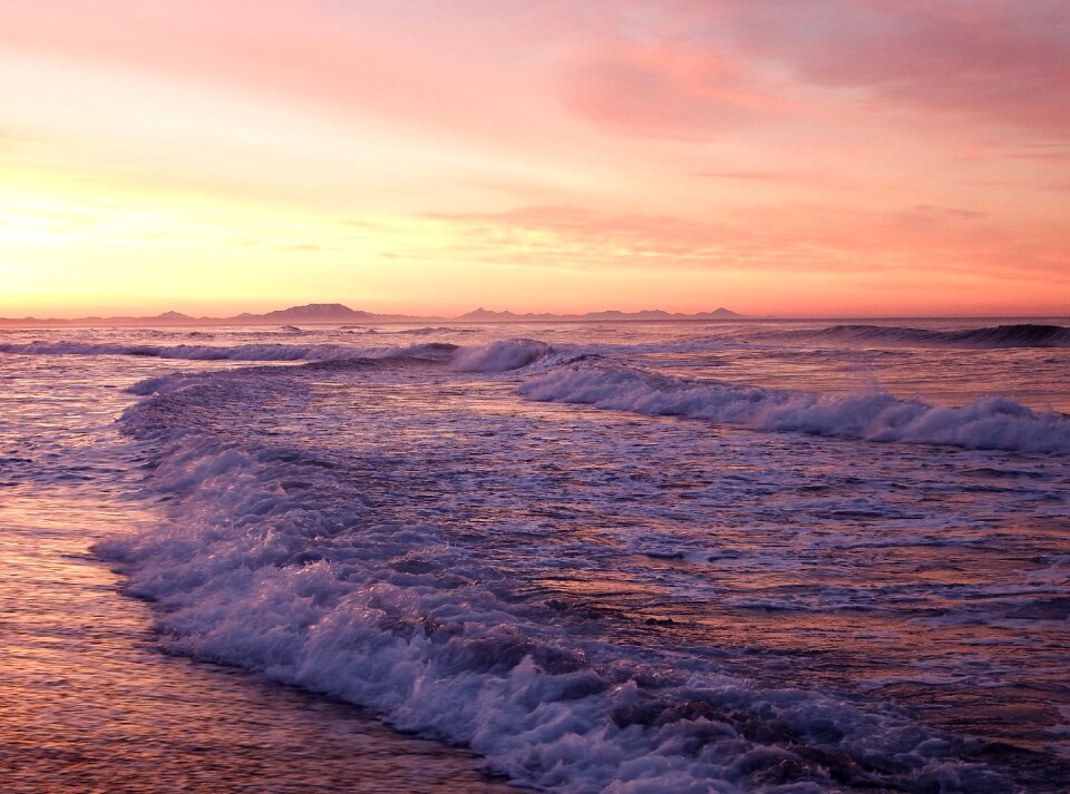 Foam sea seascape