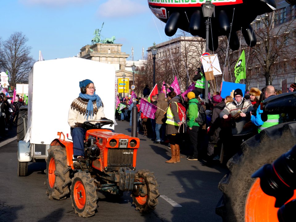 Tractor at the "Wir Haben Es Satt!" Demonstration 2019 19