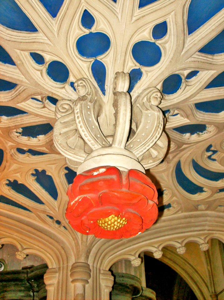 Tudor rose boss, Boxgrove