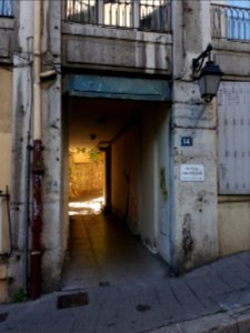 Traboule des Voraces - Entrée montée Saint-Sébastien