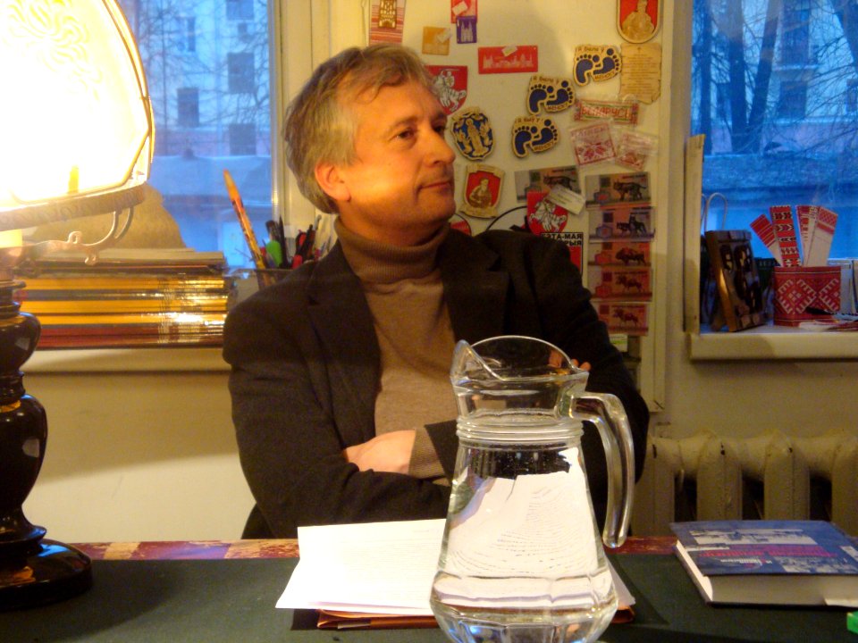Thomas M Bohn in Y-gallery - in Minsk city - Belarus - 26 March 2015 AD - c