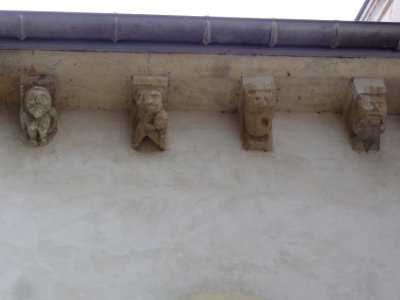 Tosse (Landes) Église Saint-Sever, modillons, 05