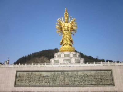 Thousand-armed and eyed Guanyin in Miyin Temple, 12 February 2018, 05