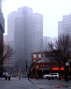 Three Gateway Center from the Diamond, Pittsburgh, 2020-02-06