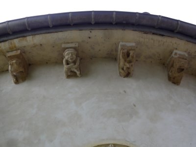 Tosse (Landes) Église Saint-Sever, modillons, 04