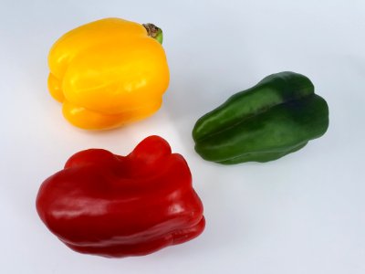 Three bell peppers 2017 A photo