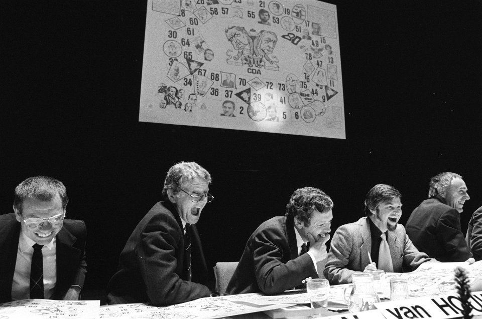 V.l.n.r. Faber, Bukman, Van Houwelingen , Kuiper en De Boer, Bestanddeelnr 931-0448