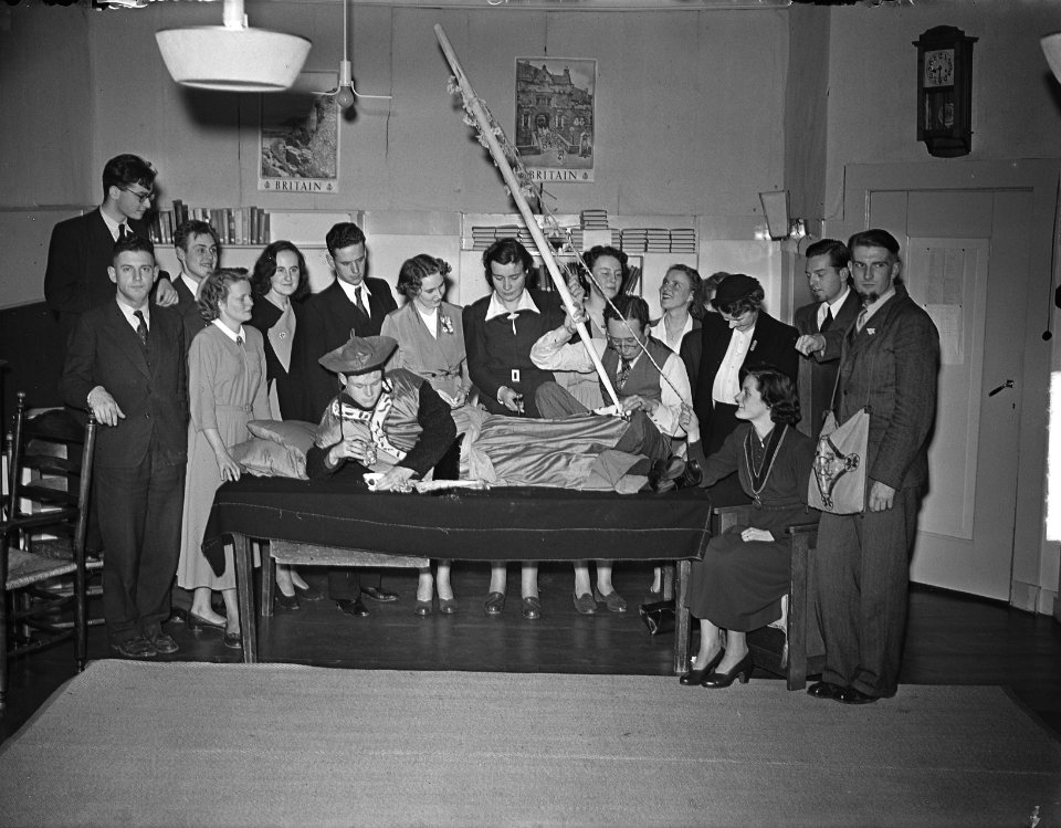 Utrecht Stud Corps Opening atelier bij KVSV, Bestanddeelnr 904-4433
