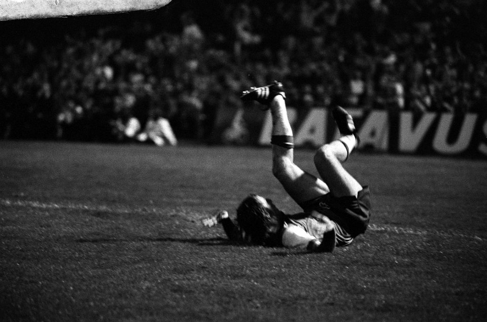 Utrecht tegen Feyenoord 0-4, vreugde Feyenoord-spelers, Bestanddeelnr 926-6707