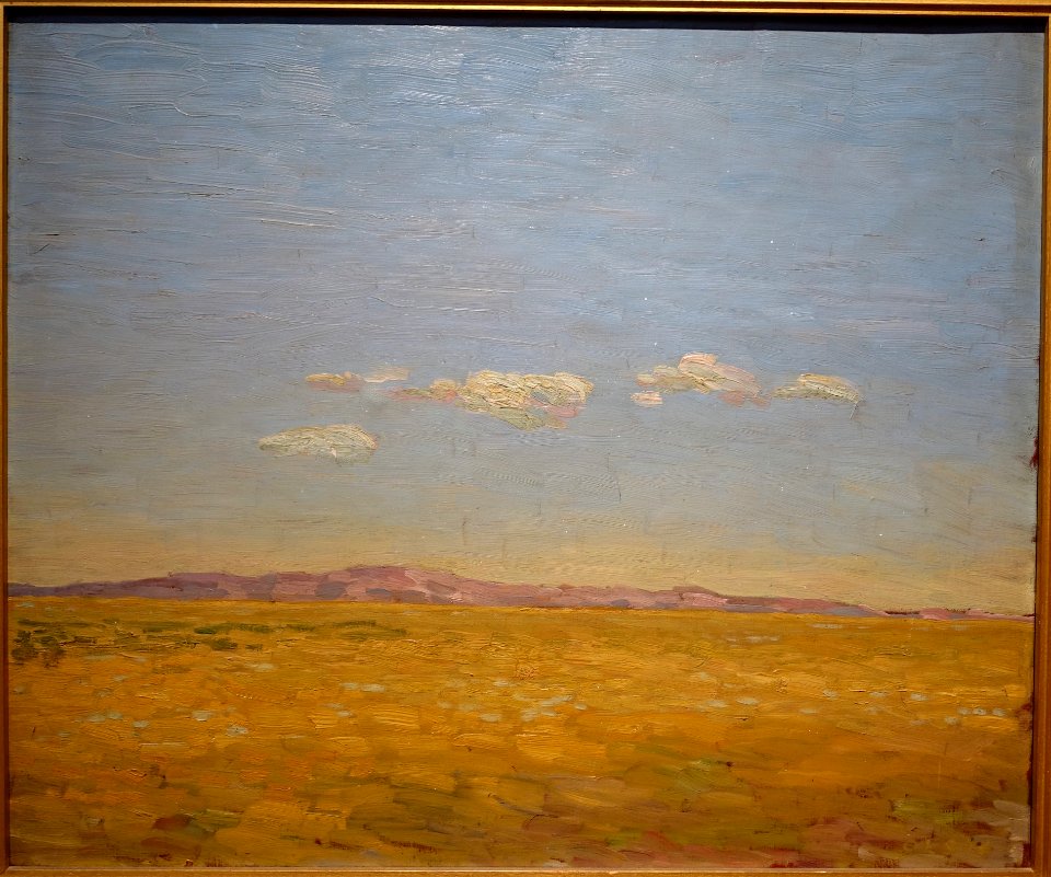 Untitled (Harney Desert, Harney County, Oregon), by Charles Erskine Scott Wood, c. 1908, oil on canvas - Portland Art Museum - Portland, Oregon - DSC08722