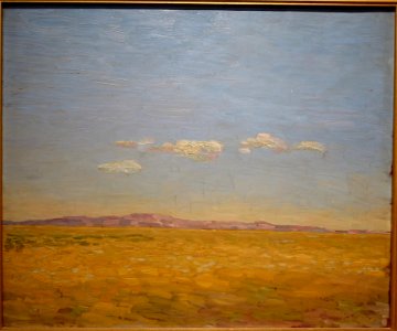 Untitled (Harney Desert, Harney County, Oregon), by Charles Erskine Scott Wood, c. 1908, oil on canvas - Portland Art Museum - Portland, Oregon - DSC08722