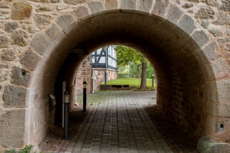 Unterführung, Schloss Ermschwerd, Hessen, Deutschland, IMG 1751 52 53 54 55 56 edit photo