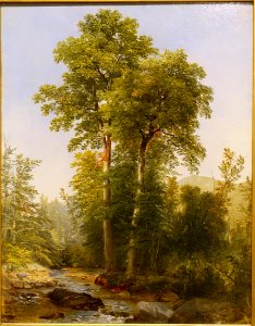 Untitled, by Asher Brown Durand, 1853, oil on canvas - Portland Museum of Art - Portland, Maine - DSC04205