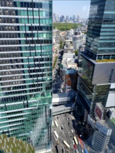 View from Shibuya Stream during covid, April 2021 14