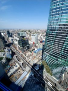 View from Shibuya Stream during covid, April 2021 17