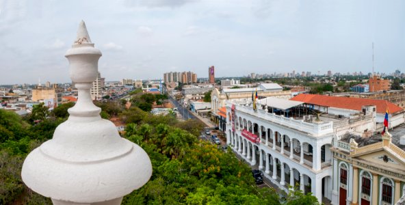 View from the bell tower of the Cathedral of Maracaibo