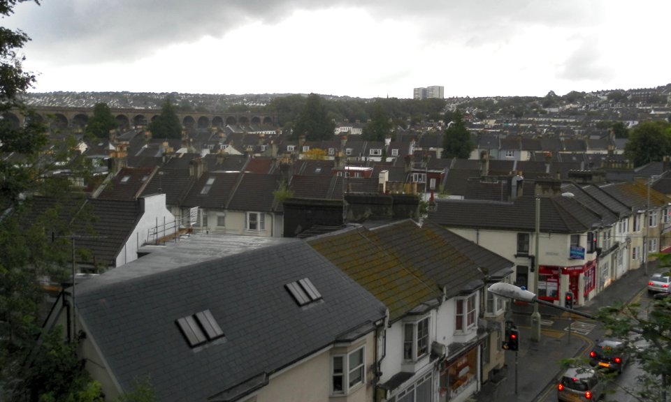 View from The Greenway, New England Quarter, Brighton towards Hollingdean (July 2012) (2)