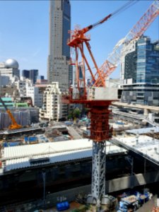View from Shibuya Stream during covid, April 2021