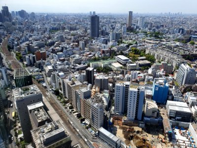View from Shibuya Stream during covid, April 2021 18