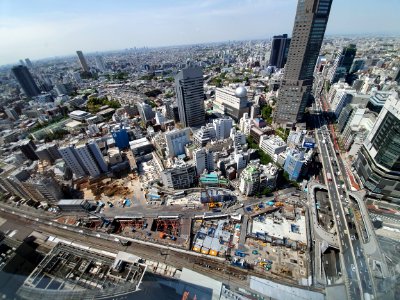 View from Shibuya Stream during covid, April 2021 15