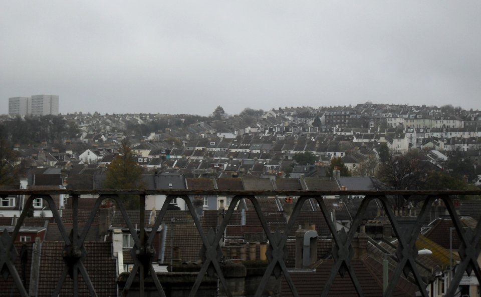 View from The Greenway, New England Quarter, Brighton towards Round Hill (November 2010) (1)