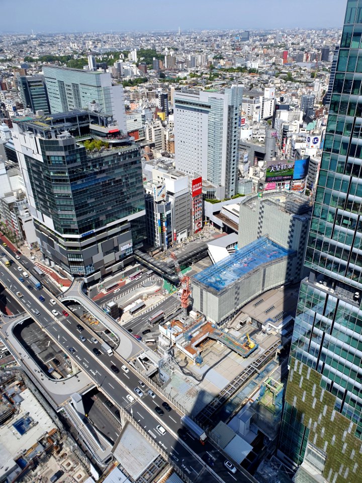 View from Shibuya Stream during covid, April 2021 19