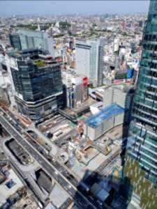 View from Shibuya Stream during covid, April 2021 19