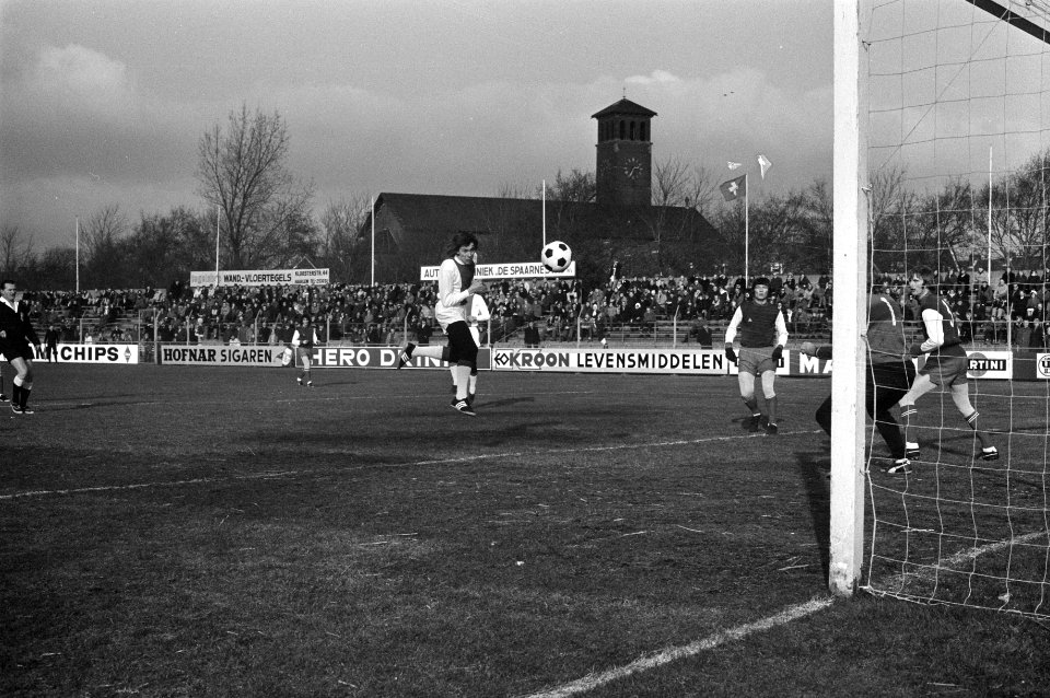 Vriendschappelijke wedstrijd Haarlem tegen Ajax, spelmoment, Bestanddeelnr 925-3491
