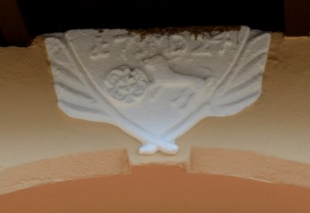 Wallertheim, Marktplatz 1, Torbogen, Detail