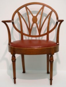 Walnut armchair, 1931, designed by Edwin L. Lutyens, Wolfsonian-FIU Museum
