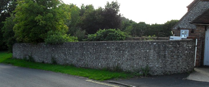 Walls at Patcham Court Farmhouse, Patcham (NHLE Code 1380384) (August 2010)