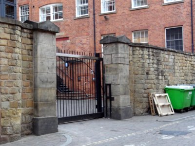 Wall And Gate Piers To Rear Of Numbers 23 And 25 Great George Street