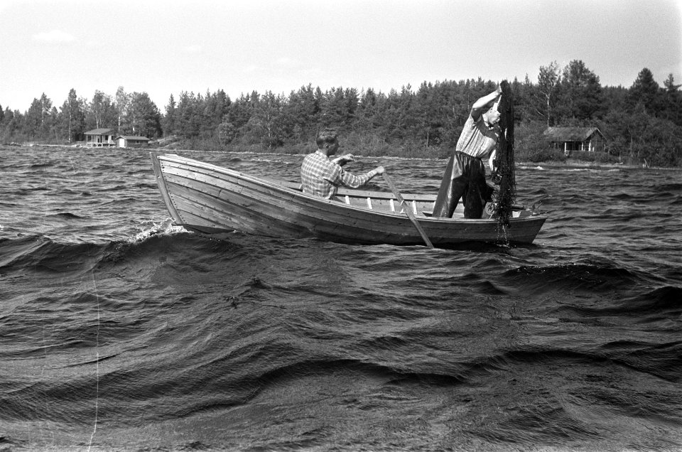 Visser op meer bij Joensuu, Bestanddeelnr 920-4757