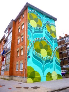 Vitoria - Barrio de Zaramaga, mural 'Usted Está Aquí' 2