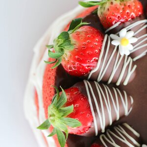 Cake strawberry dessert