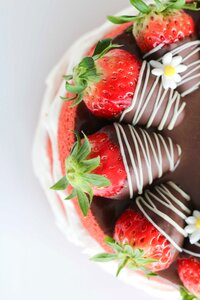 Cake strawberry dessert