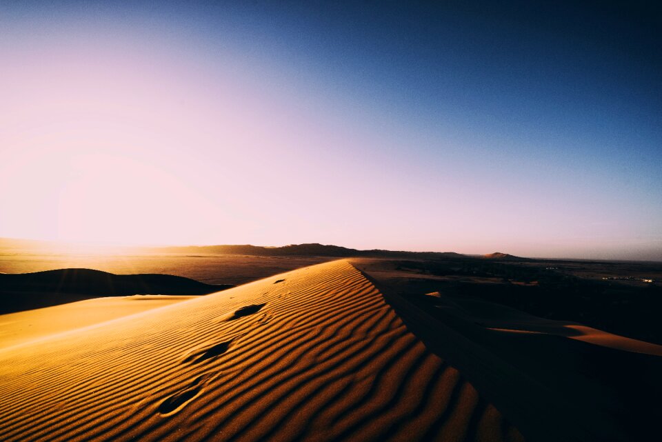 Sand sun sunset