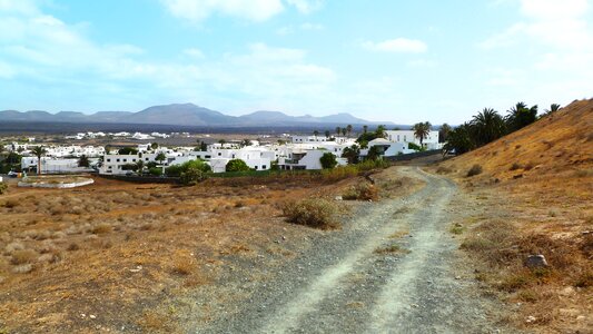 Landscape sky mountains photo