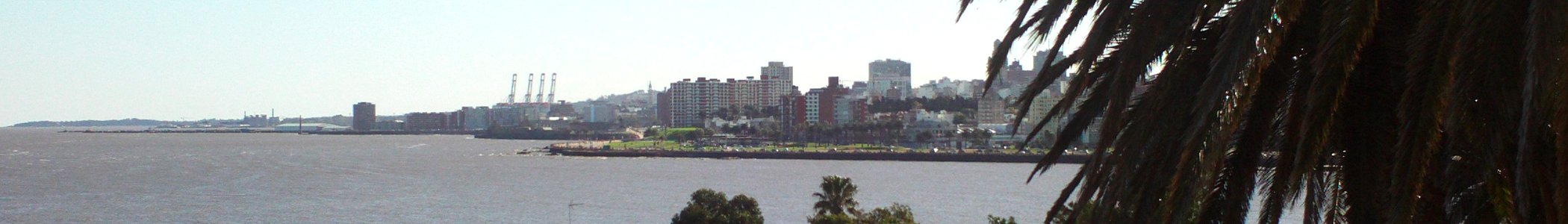 Wikivoyage Rio de la Plata banner Montevideo from Parque Rodo